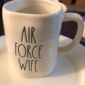 Rae Dunn Air Force Wife Mug New